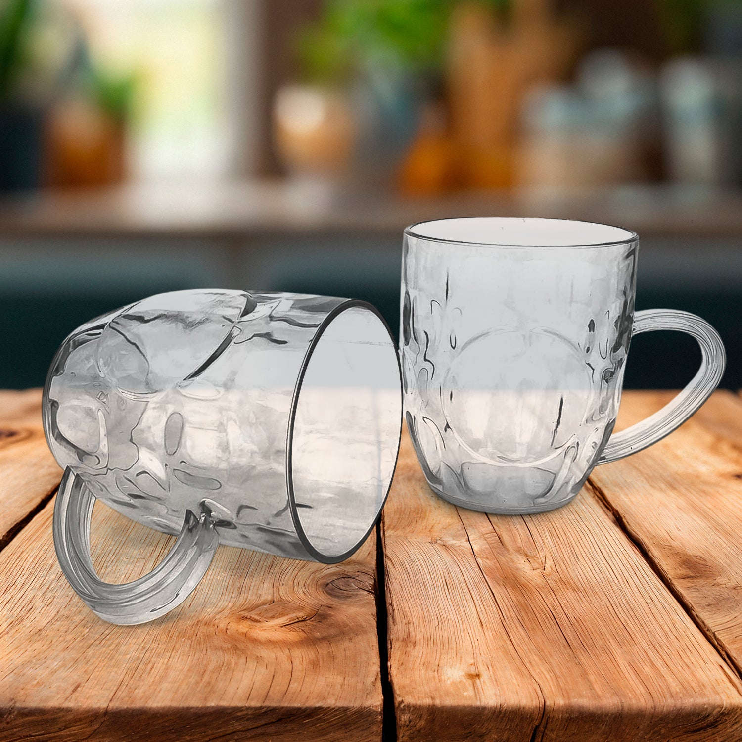 001_89490808-09da-4224-a18f-270159e47594.jpg Rehbarlane Apex Shake Mug Set ?? 2 Pieces Durable Plastic Mugs (350ml) Approx - Image 1