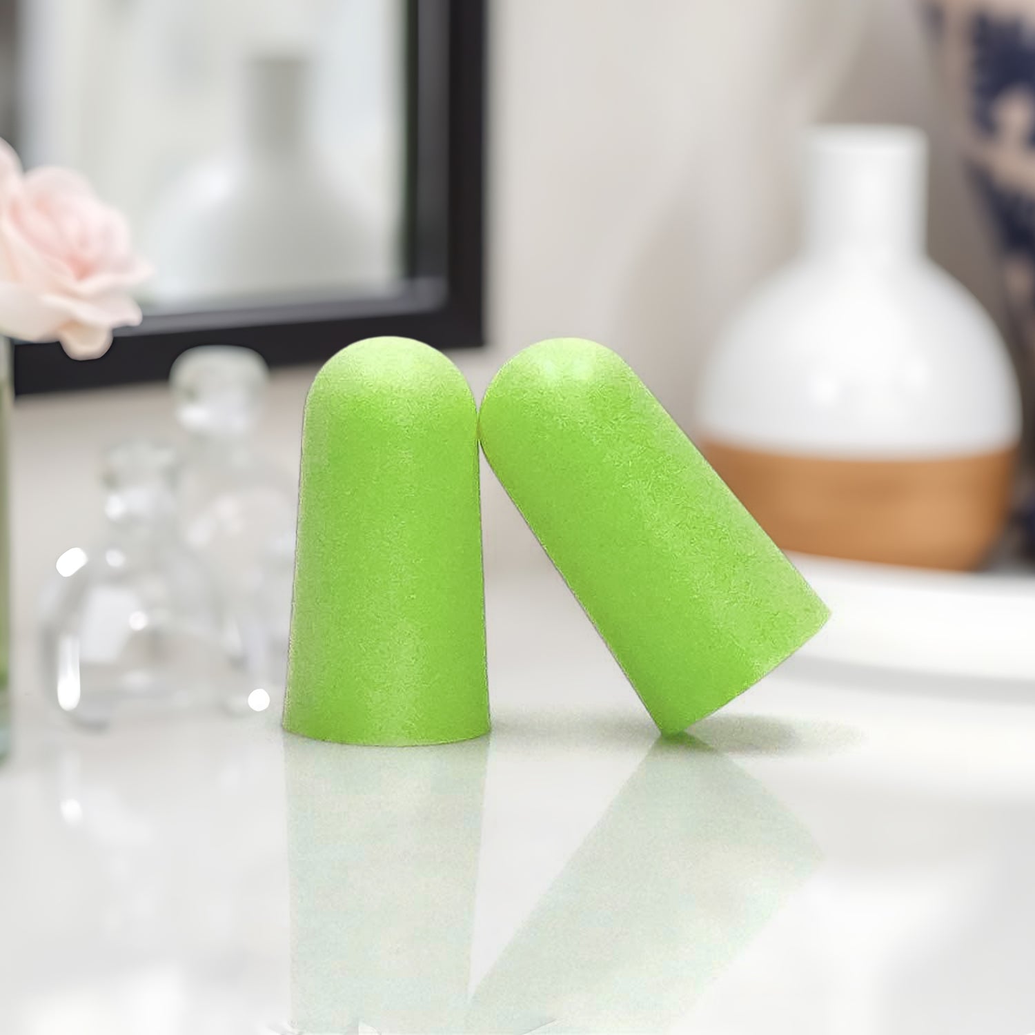 01_37a4b26e-6575-4717-b644-ea17995eedb9.jpg Rehbarlane Earplugs Noise Reduction For Noise (1 Pair Foam) - Image 1
