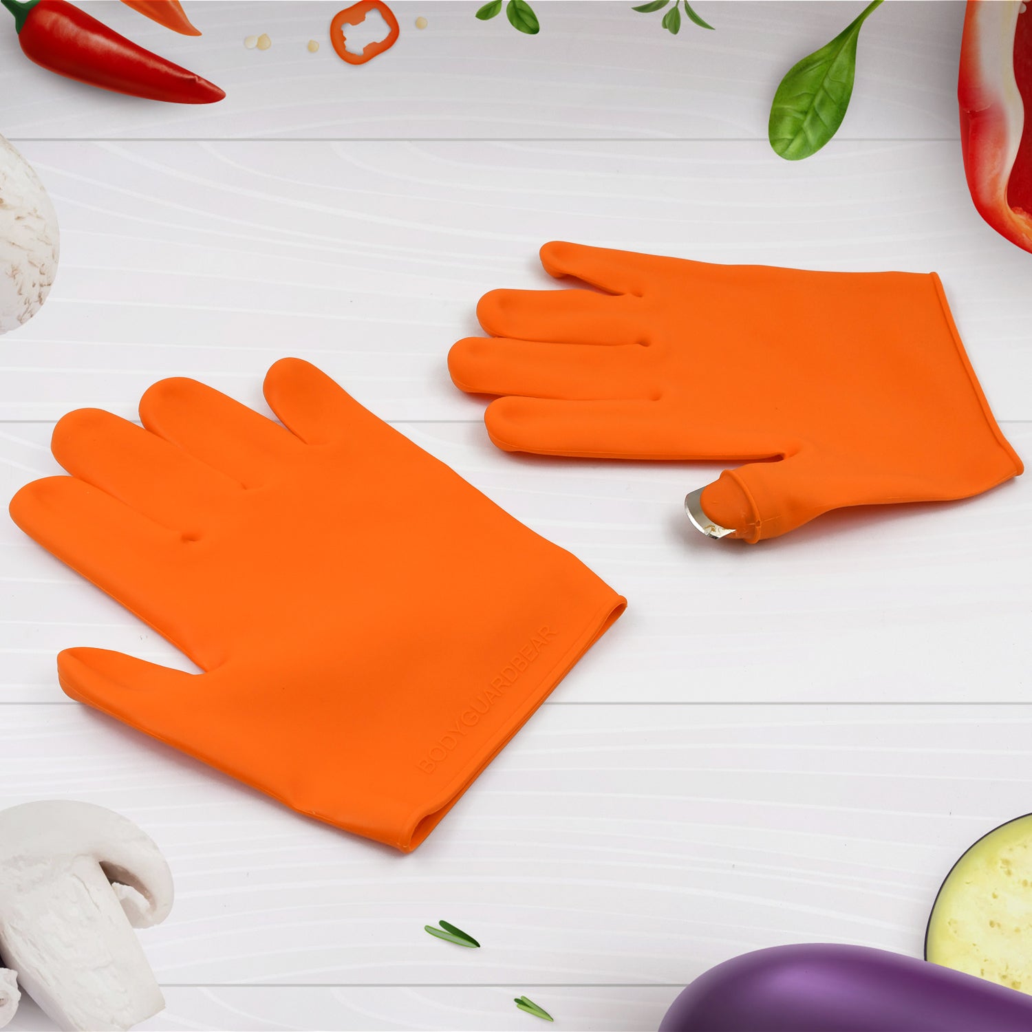 01_ec1d7a19-7e41-4c75-b280-ed5f75b54c85_1500x1500.jpg Rehbarlane Silicone Thumb and Finger Protector Gloves for Cutting, Harvesting, and Vegetable Prep - Image 1