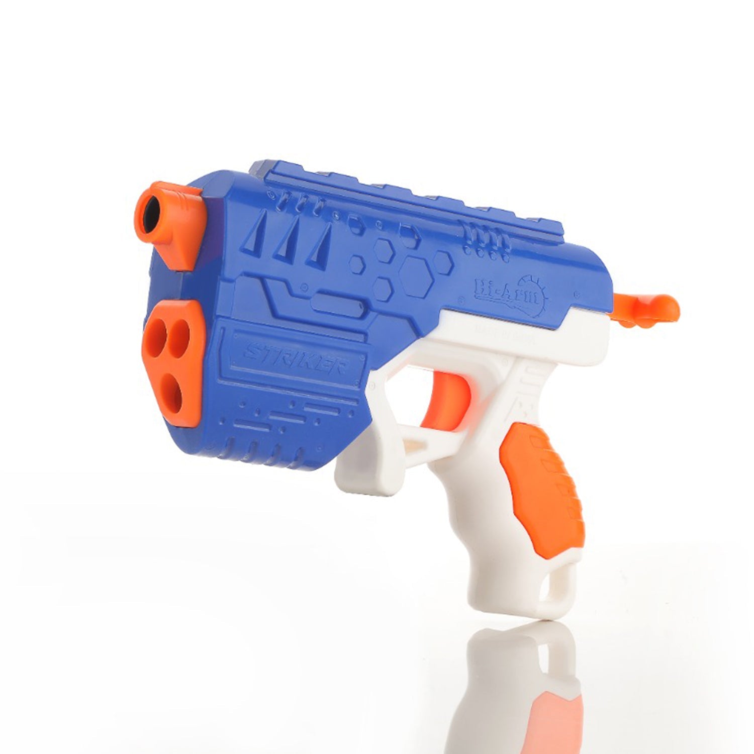 03_26aaf4d9-1ff3-4bc7-8ec8-01eb78bdfe68.jpg Rehbarlane Hi-Arm Gun with 10x Foam Suction Bullets, ABS Plastic, Target Shooting - Image 1