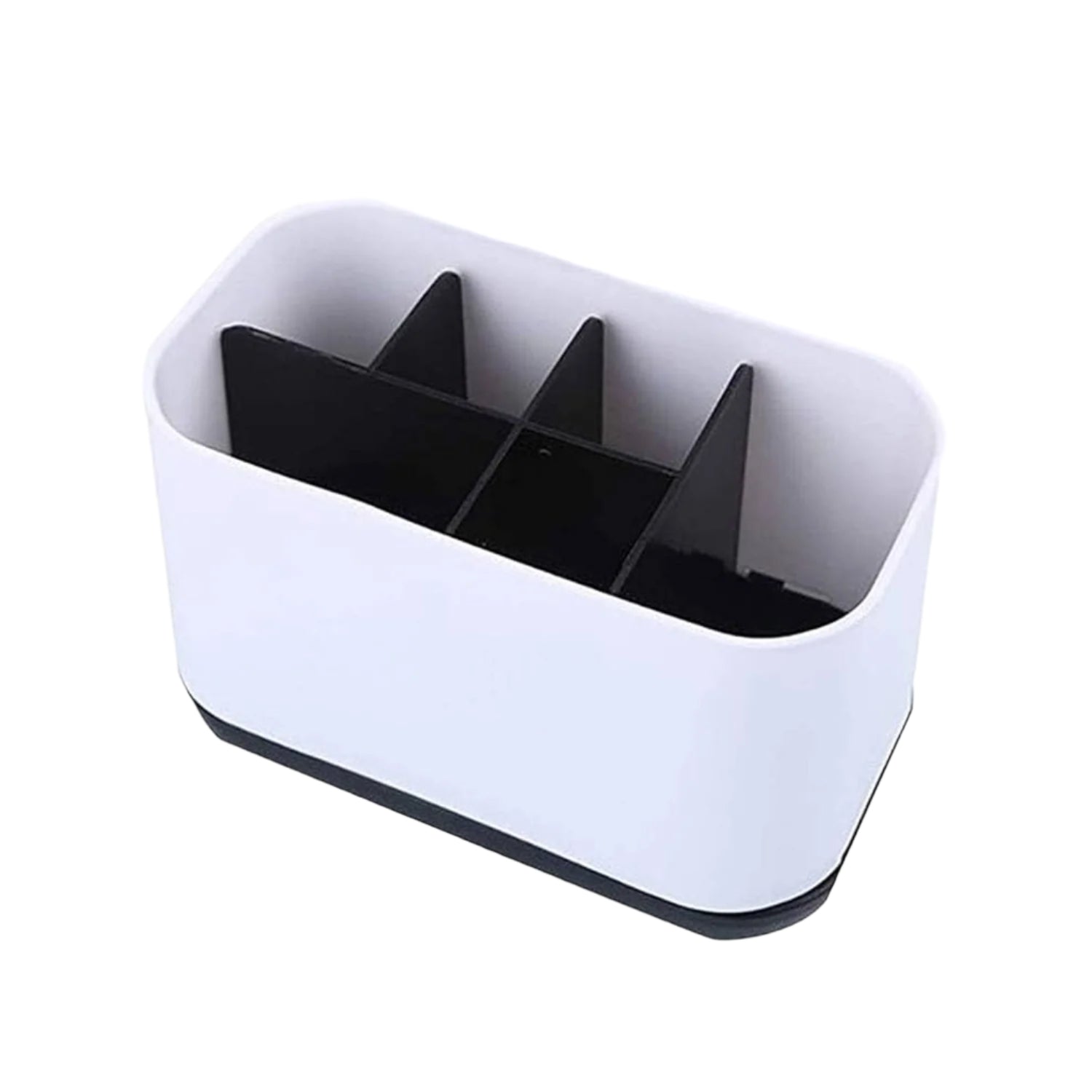 03_e48d112b-0eb7-4204-bd7f-7293e23a540f_1500x1500.jpg Rehbarlane 6-Compartment Multi-Purpose Organizer Toothbrush Holder Stand ? Versatile Plastic Caddy for Bathroom, Office, and Home Storage - Image 1