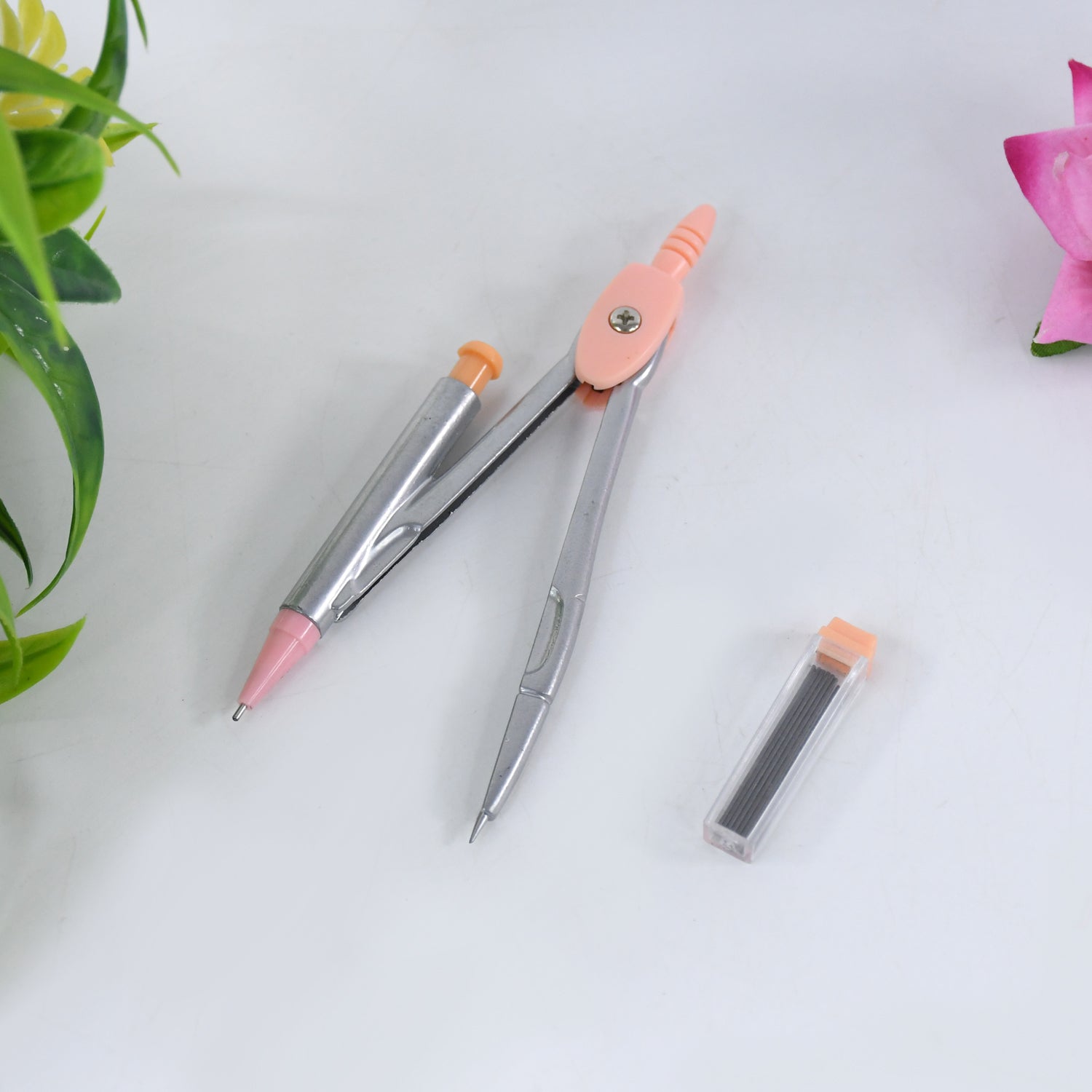 04_3764e0e8-c43a-41ce-94ce-2b15fed233a1.jpg Rehbarlane Precision Geometry Compass Set 4-in-1 Drawing Tool Kit for Students & Technical Work - Image 1