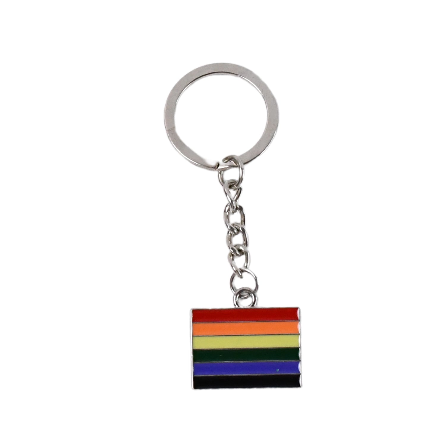 04_a9ab095e-1f37-44b2-872d-e7c86fc9ccdd.jpg Rehbarlane Rainbow Design Metal Keyring Key Chain ? Stylish and Colorful Key Holder with Mixed Designs (1 Piece) - Image 1