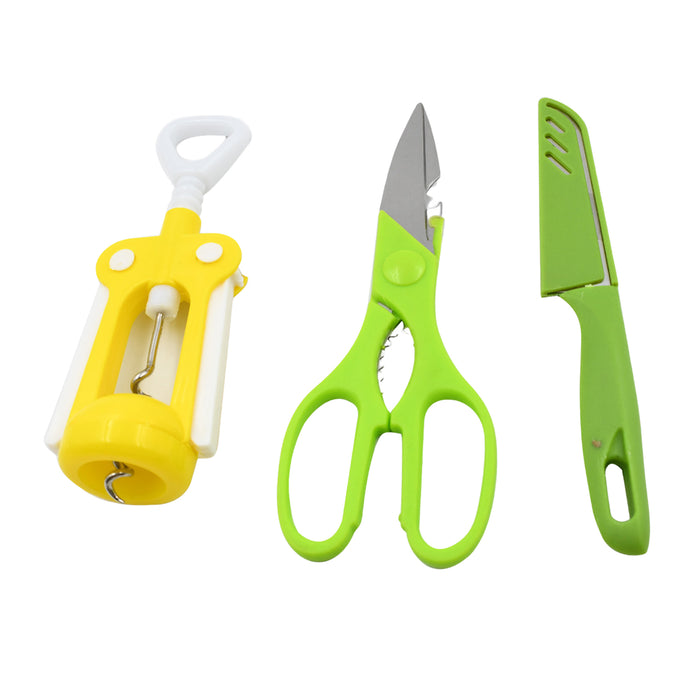 04_de58bd4f-a17d-4226-8a07-a64f80eb2447_700x700.jpg Rehbarlane MULTIFUNCTION KITCHEN TOOLS STAINLESS STEEL AND PLASTIC KITCHEN KNIFE AND SCISSOR IDEAL ACCESSORY SET FOR KITCHEN - Image 1