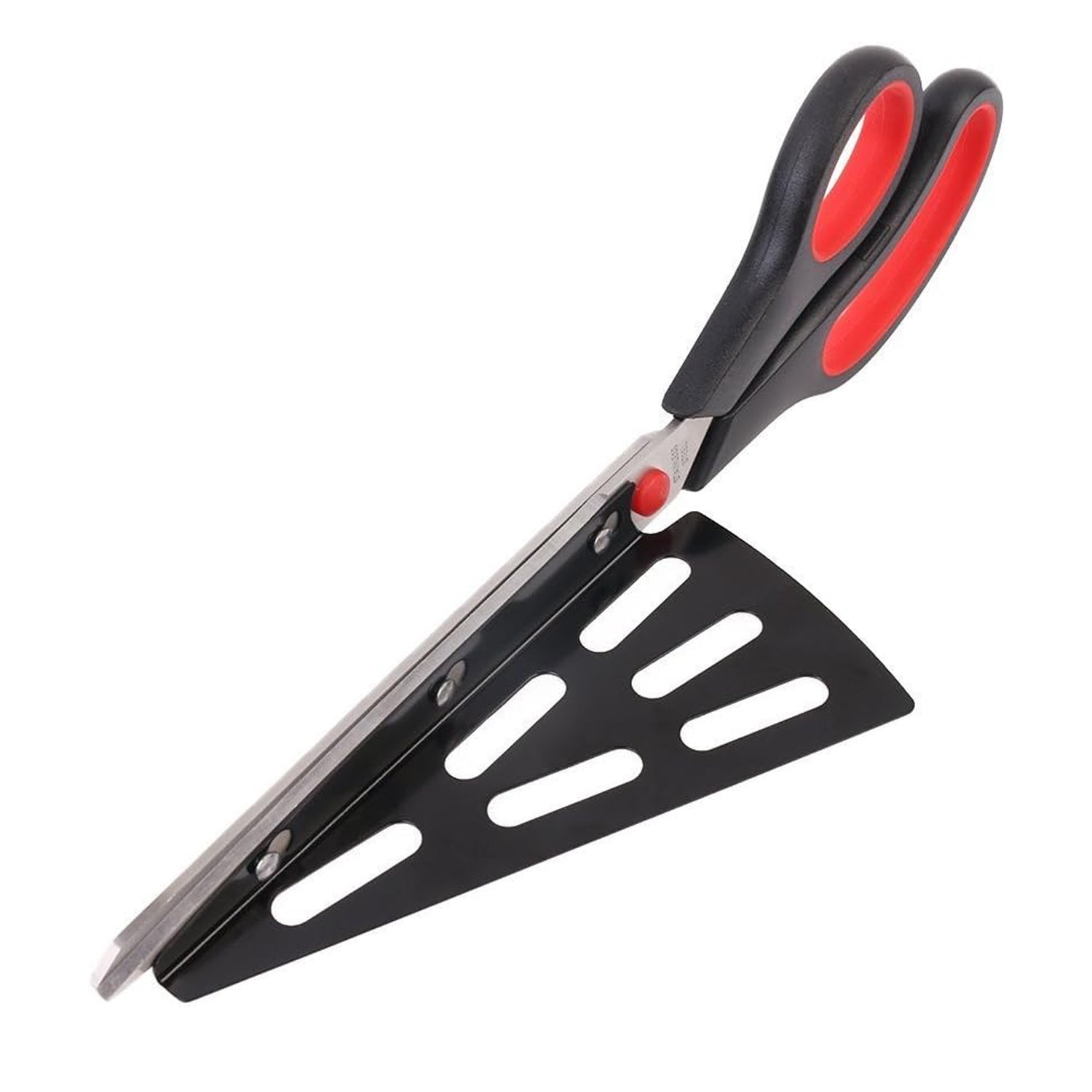 05_6b5aa179-3f7c-4f21-8dff-1428cabdf50e_1500x1500.jpg Rehbarlane Stainless Steel Pizza Cutter Scissors Plastic Handle with Removable Spatula - Image 1