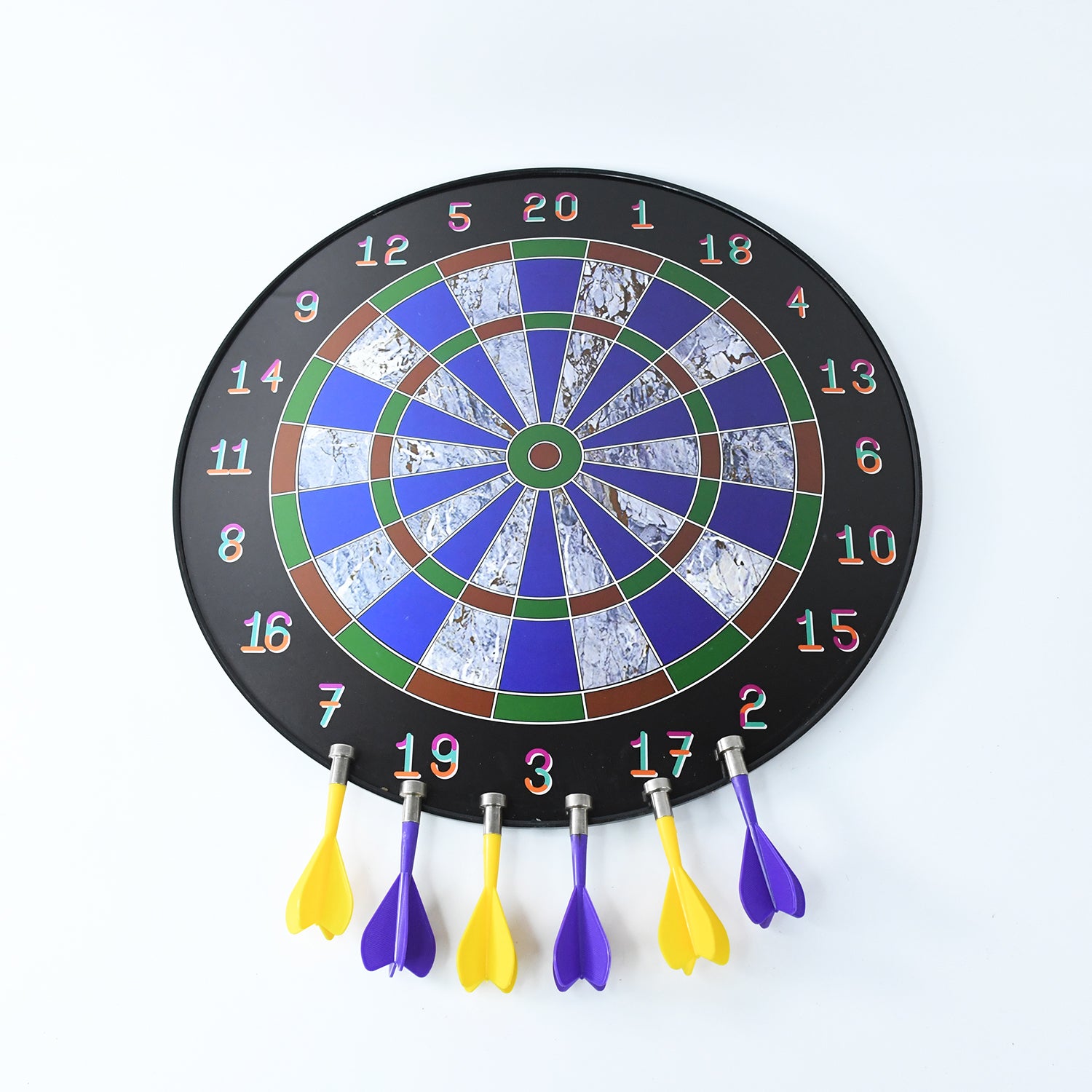 06_92fe775b-b7a4-4a03-9426-dbca30fbdc07.jpg Rehbarlane Magnetic Dart Board Game Set with 6 Soft-Tip Darts - Image 1