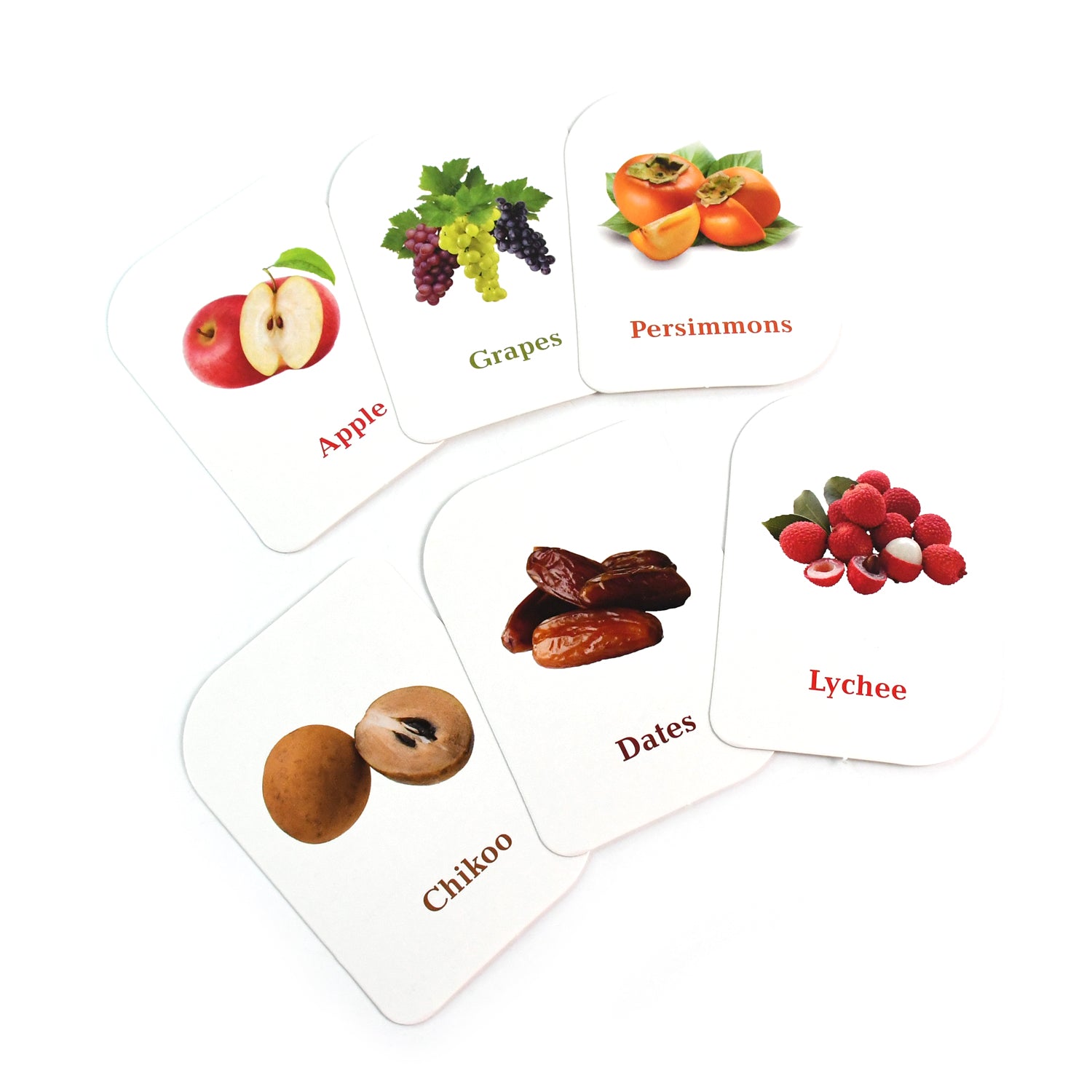 06_c90f4723-caa8-4162-9939-1818de9328ec.jpg Rehbarlane 32-Piece Fruit Flashcard Set ?Educational Learning Cards for Toddlers, Preschool & Kindergarten | Colorful Picture & Word Recognition Cards for Early Childhood Development - Image 1