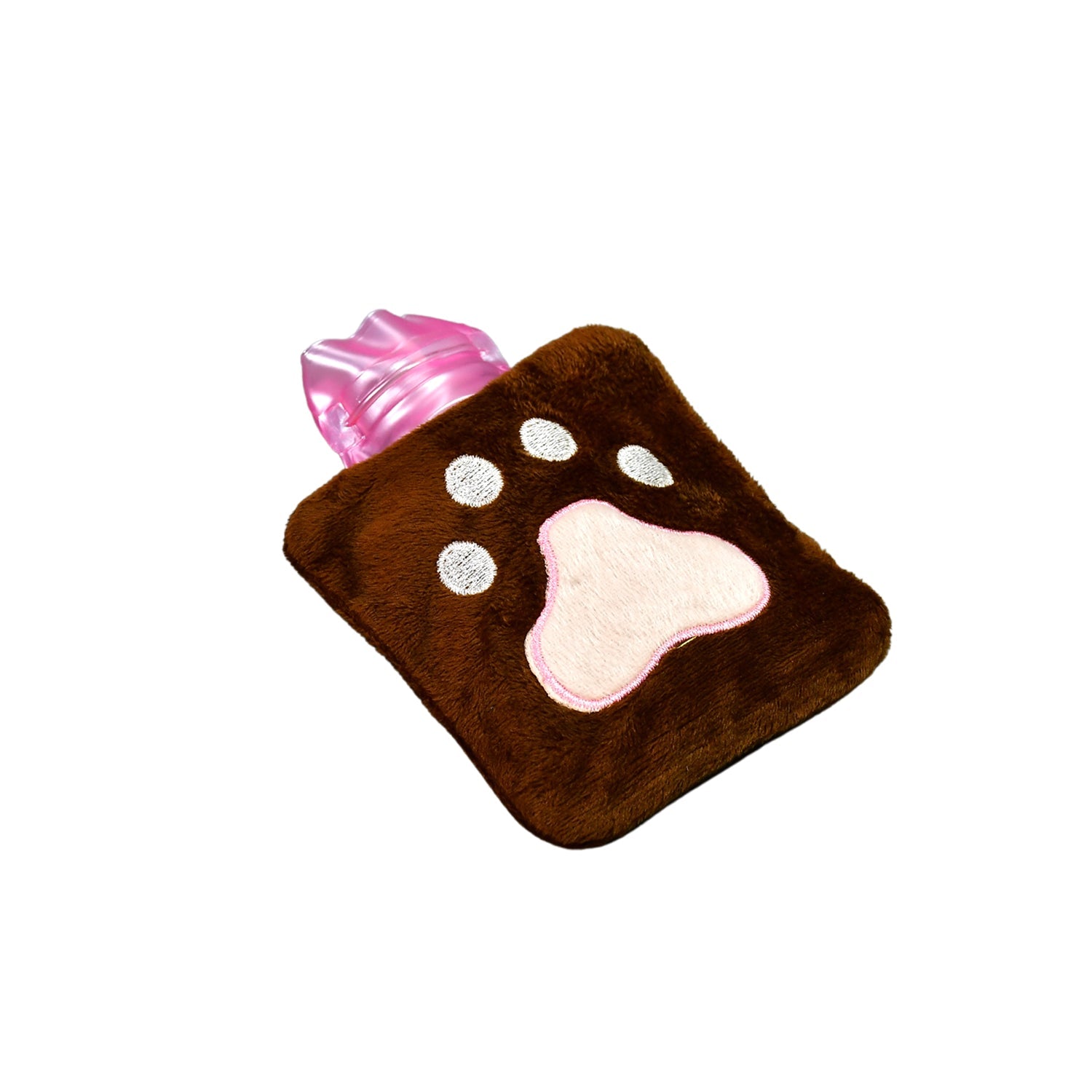 07_75603c8b-6eaa-4157-bd2b-9d2a73b11c3c_1500x1500.jpg Rehbarlane Paw Print Small Hot Water Bag with Cover for Pain Relief - Image 1