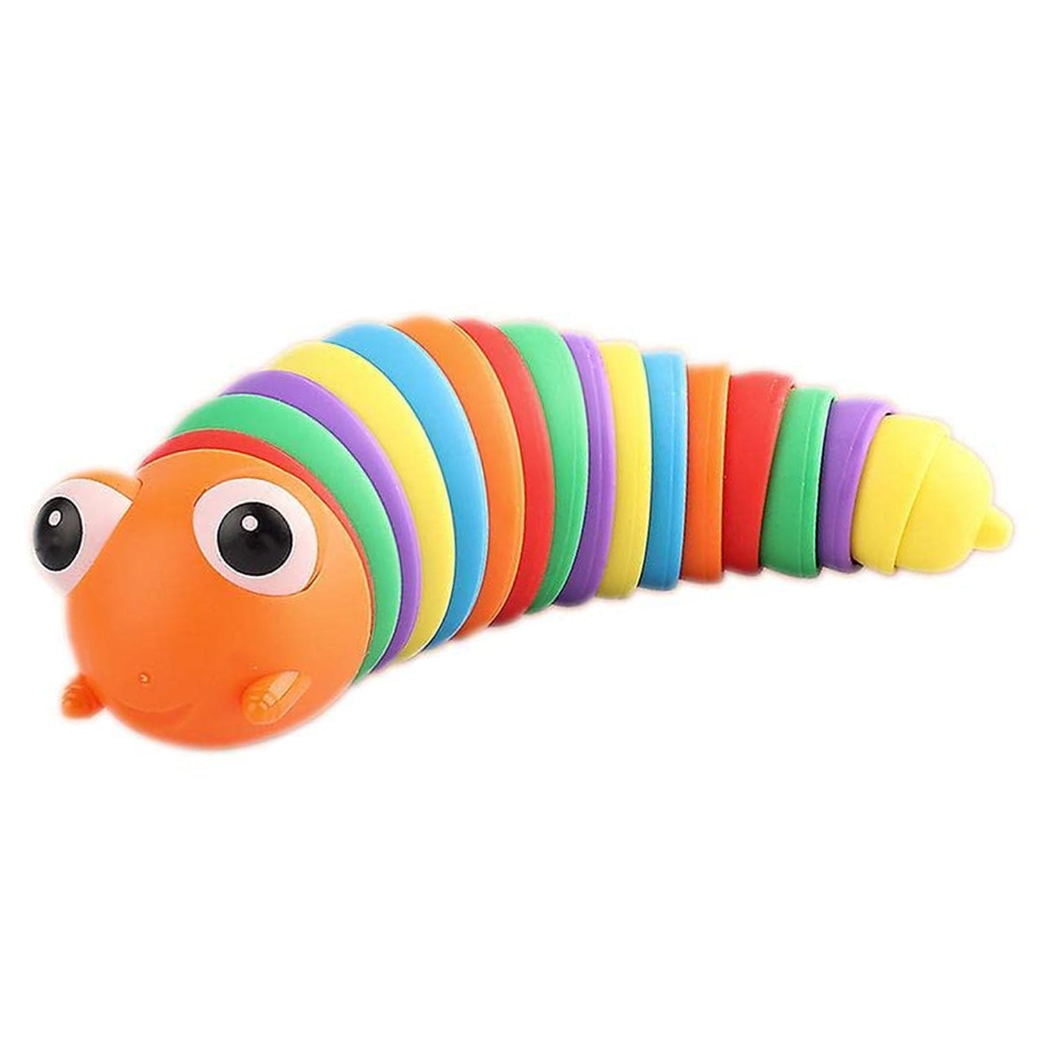 09_f34e2a90-9971-48c4-8449-e43f800ab63d.jpg Rehbarlane 3D Rainbow Slug Fidget Toy Stress Relief for Children Adults - Image 1