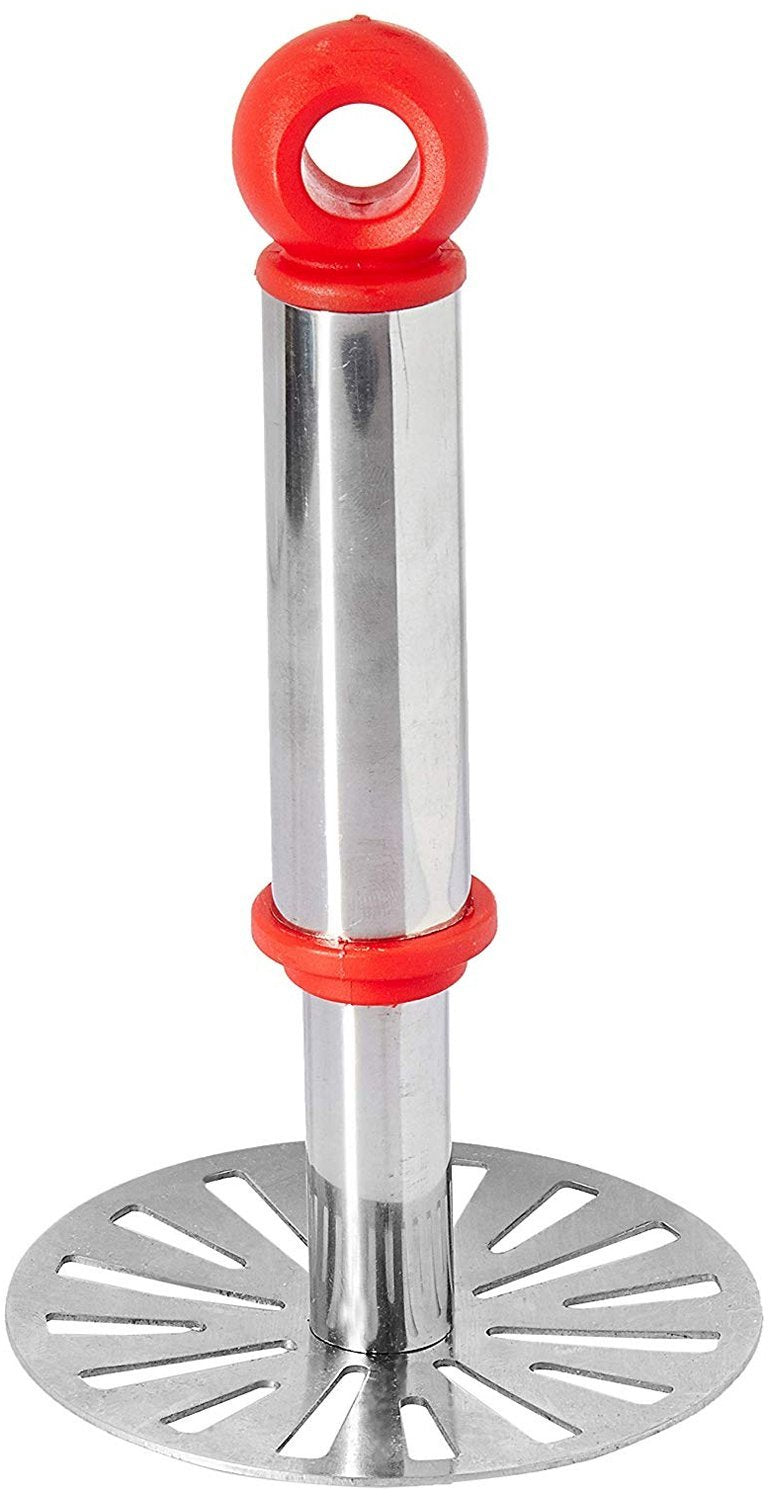 1_c75b45f2-6347-4d3b-b819-a21f50f802b3.jpg Rehbarlane Steel Pav Bhaji Masher: Quality Stainless Steel Masher for Effortless Mashing in Your Kitchen - Image 1