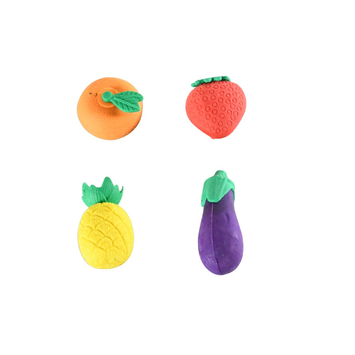 21_252d2dc8-17a5-4f55-8f76-f14f3f713695_700x700.jpg Rehbarlane Mini Fruit & Vegetable Erasers Set for Children | Fun, Colorful 3D Puzzle Erasers | Back-to-School Novelty Stationery - Image 1