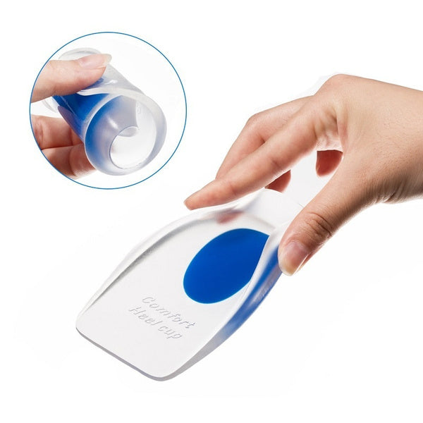 5_5c1249ee-5ab9-4c07-9796-5969a8db9d94.jpg Rehbarlane Gel Heel cups Silicon Heel Pad for Heel Ankle Pain - Image 1