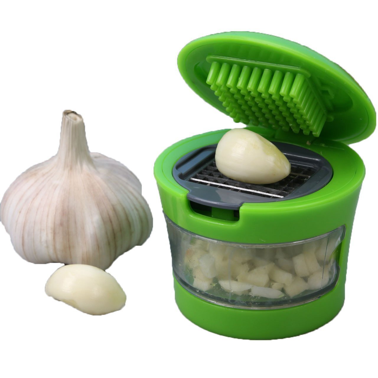 618Vcv7prEL._SL1280_1280x1280_crop_center.jpg Rehbarlane Kitchen Garlic Cutter/Chopper/Crusher? Efficient and Easy-to-Use Tool for Quick Garlic Chopping, Crushing, and Mincing, Pc - Image 1