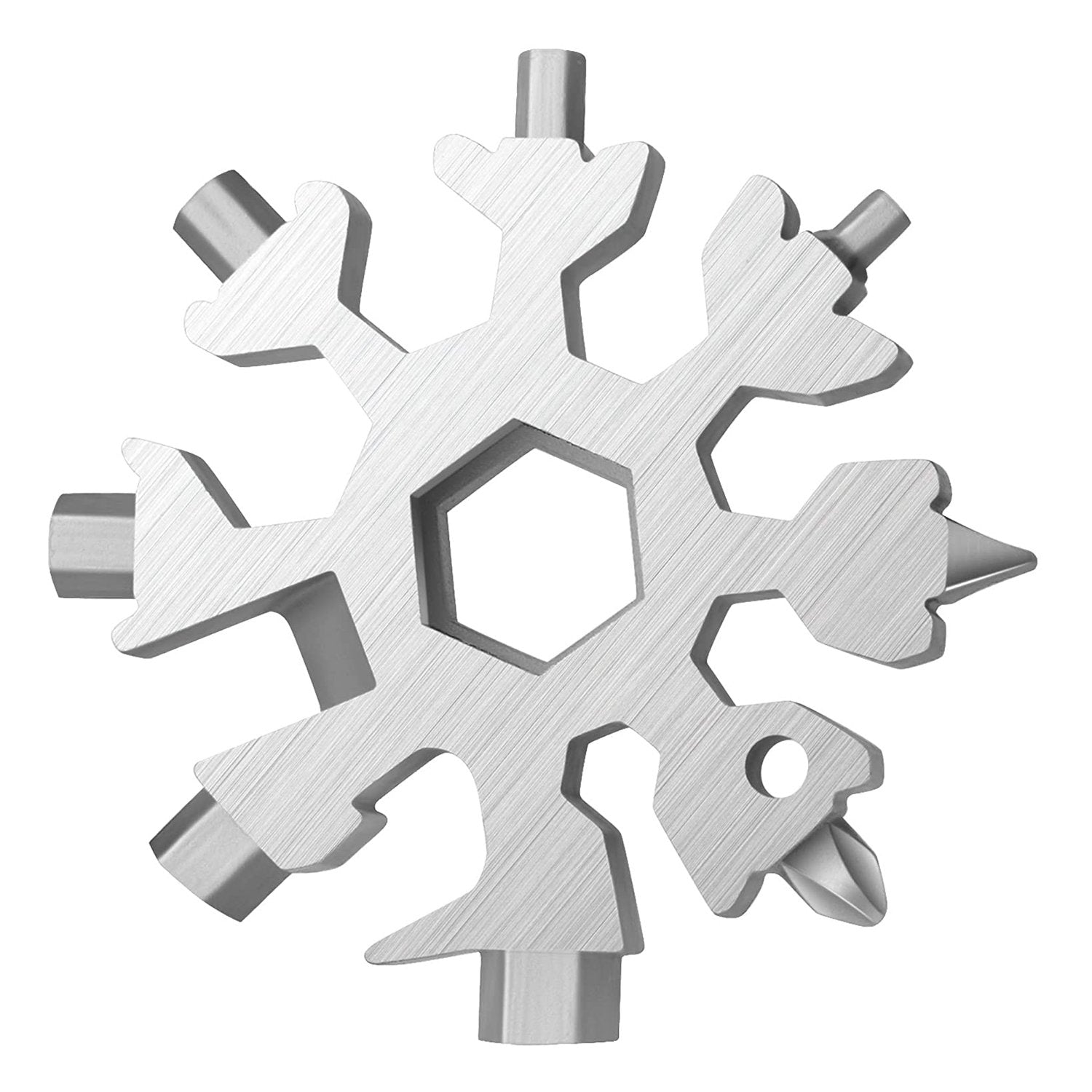 6_410ea6f9-e91e-4e71-a813-c011682118fe.jpg Rehbarlane Durable & Portable 18 in 1 Snowflake Multi-Tool, Snowflake Bottle Opener Flat Phillips Screwdriver Kit Wrench - Image 1