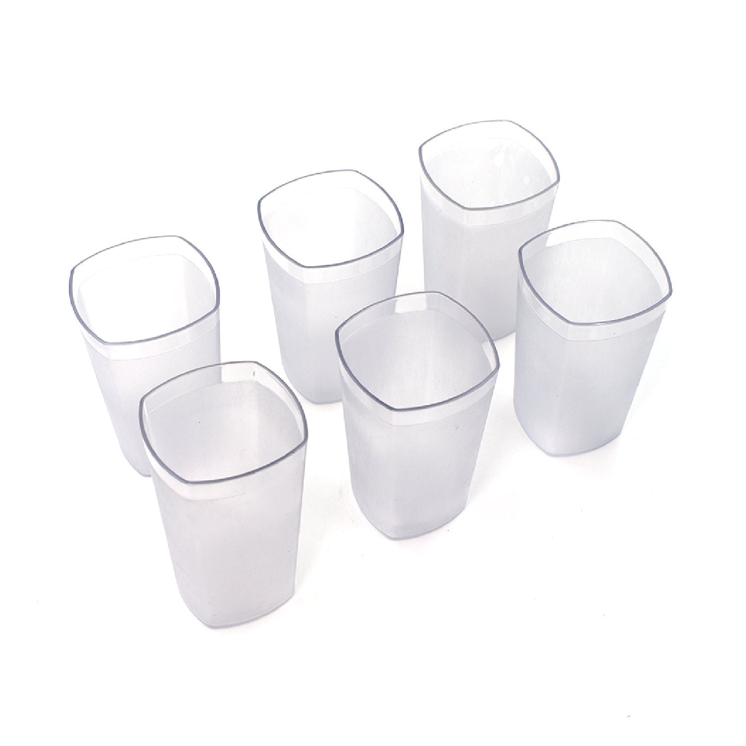7image_2a1bcac4-ec43-4311-a595-d1f03abcf38f.jpg Rehbarlane 350 ml Decent Glasses ? Set of 6 | Durable, Stylish Tumblers for Water, Juice, Beverages - Image 1