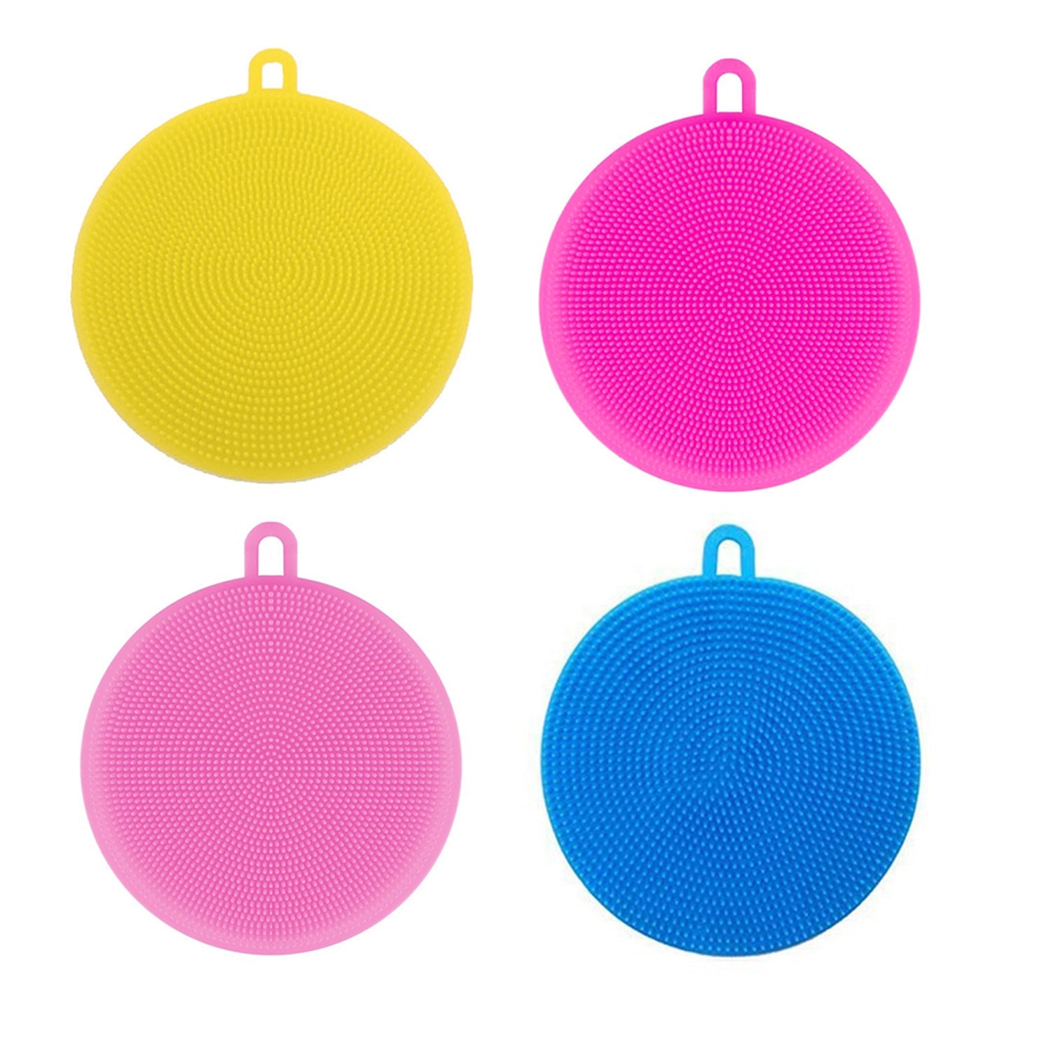 7image_4e10b4f0-f4f2-462a-b618-5ee2c054a19b.jpg Rehbarlane Dish Scrubber Sponge Mildew-Free, Durable Cleaning Tool (Mix Color) for Efficient Kitchen Cleaning - Image 1