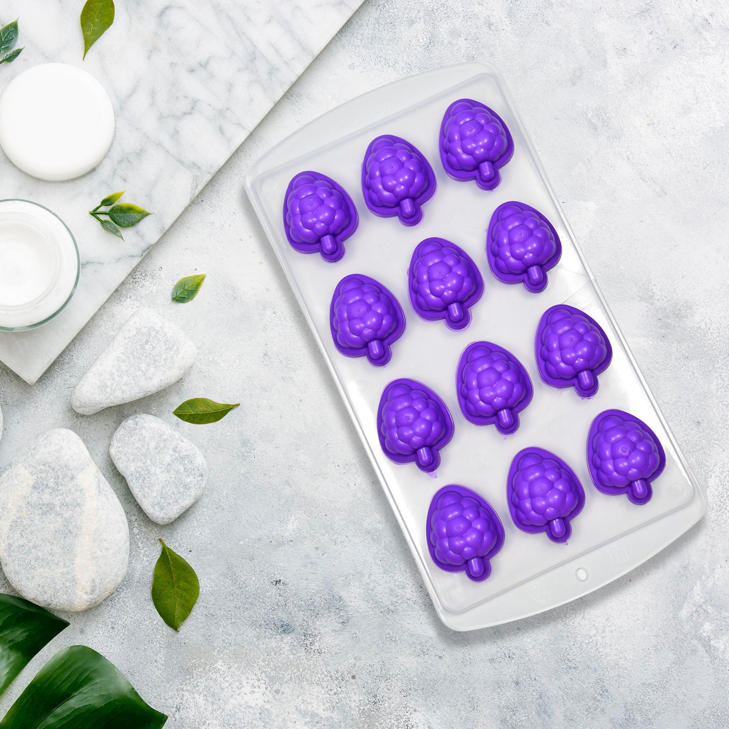 1_818961e3-c023-4551-b602-a3836581f375_1500x1500.jpg Rehbarlane Silicone Mold Ice Cube Tray Sweet Multi Type Ice Tray Ice Cube Trays Multi Fruit Shape Ice Tray (1 Pc) - Image 1